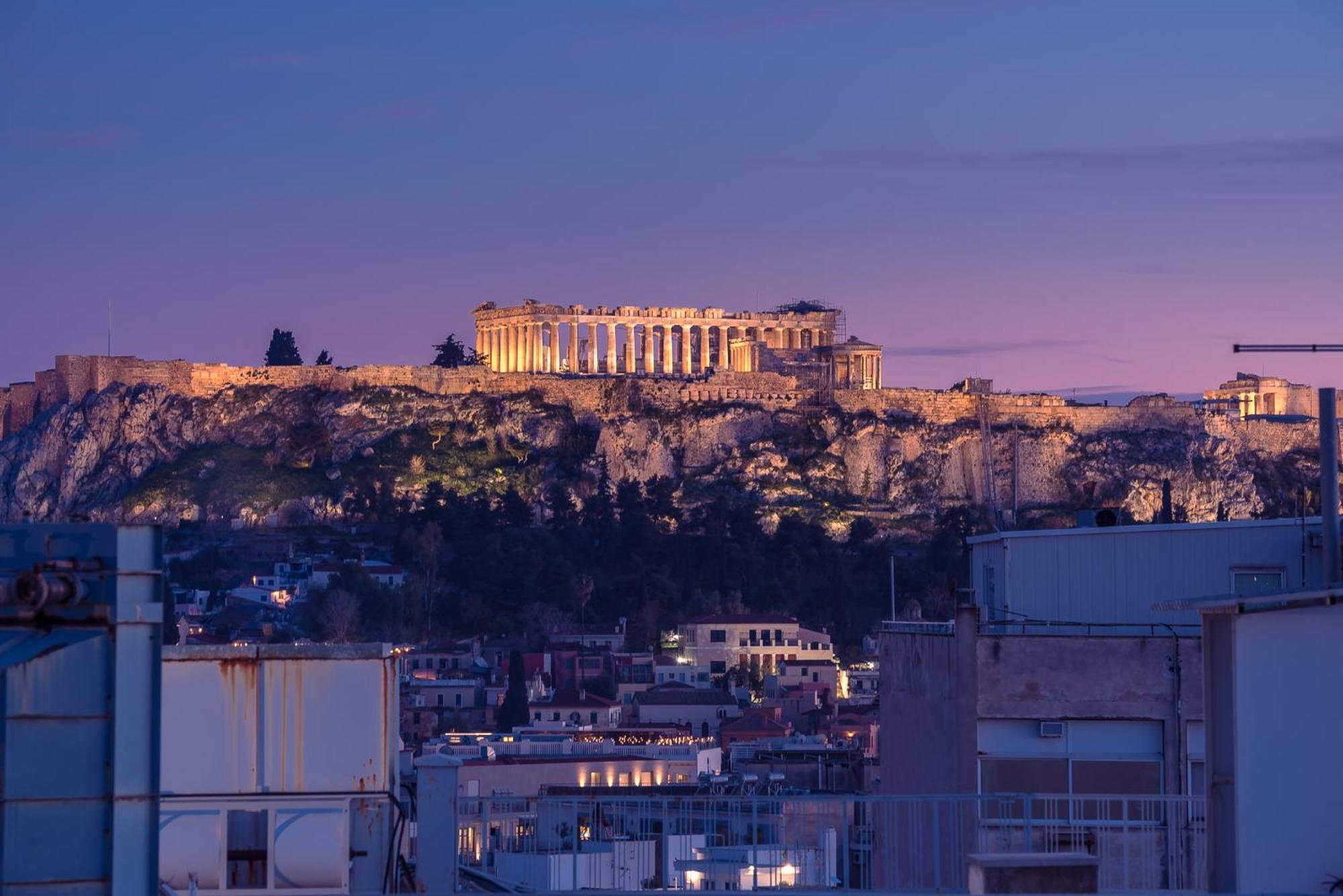 Acropolis View Mini Sky Suite & Hot Tub Athens Exterior photo