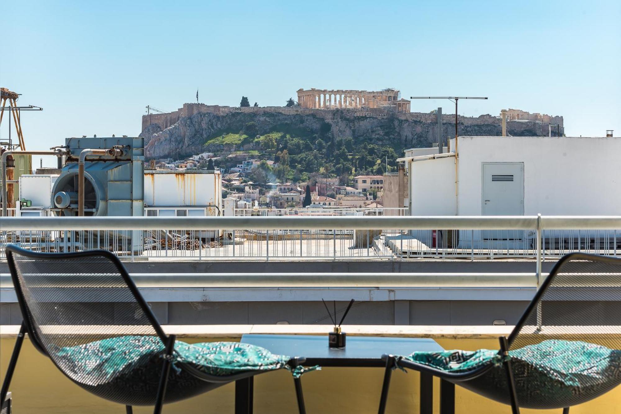 Acropolis View Mini Sky Suite & Hot Tub Athens Exterior photo