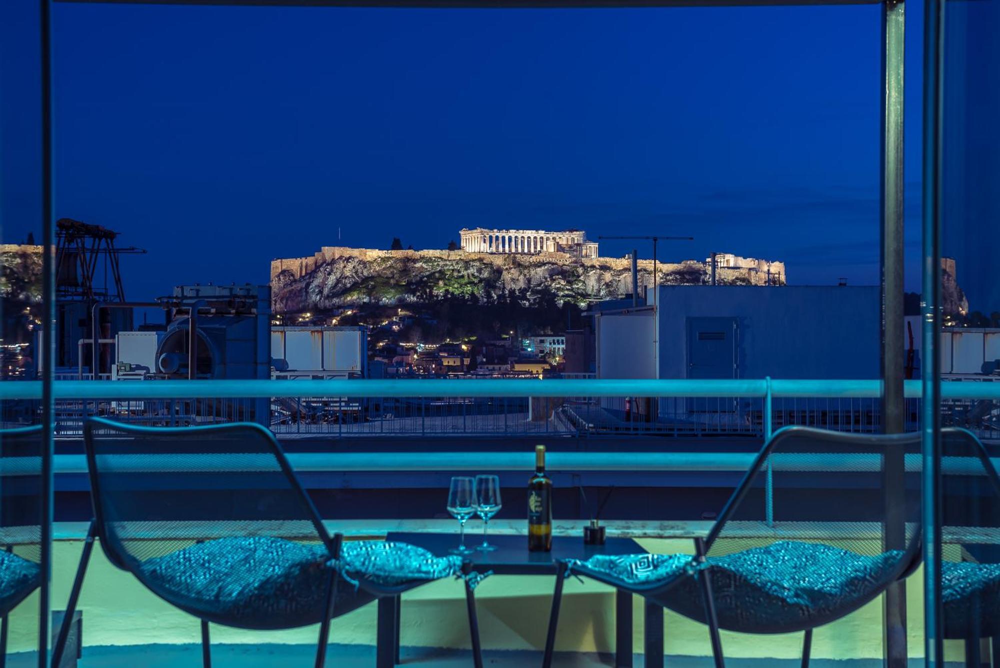 Acropolis View Mini Sky Suite & Hot Tub Athens Exterior photo