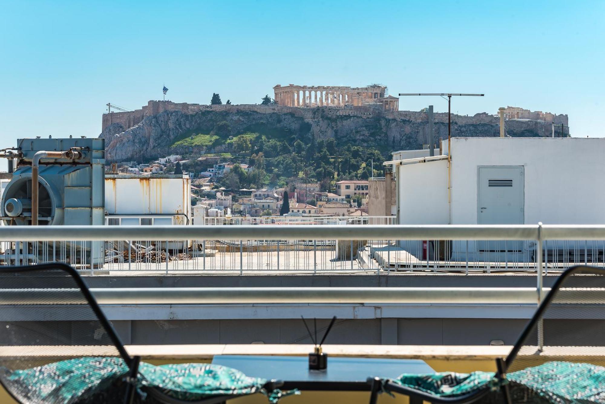 Acropolis View Mini Sky Suite & Hot Tub Athens Exterior photo