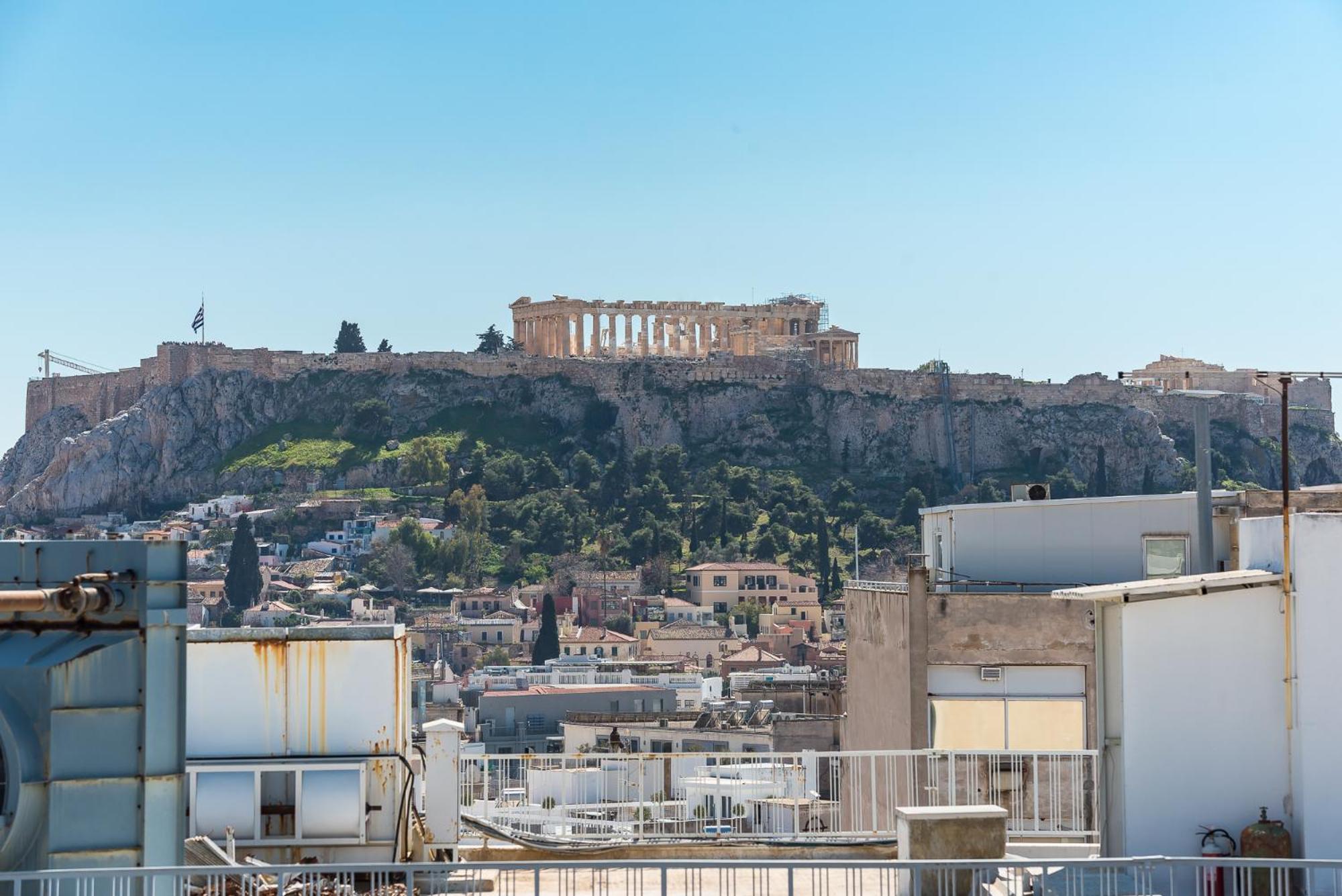 Acropolis View Mini Sky Suite & Hot Tub Athens Exterior photo