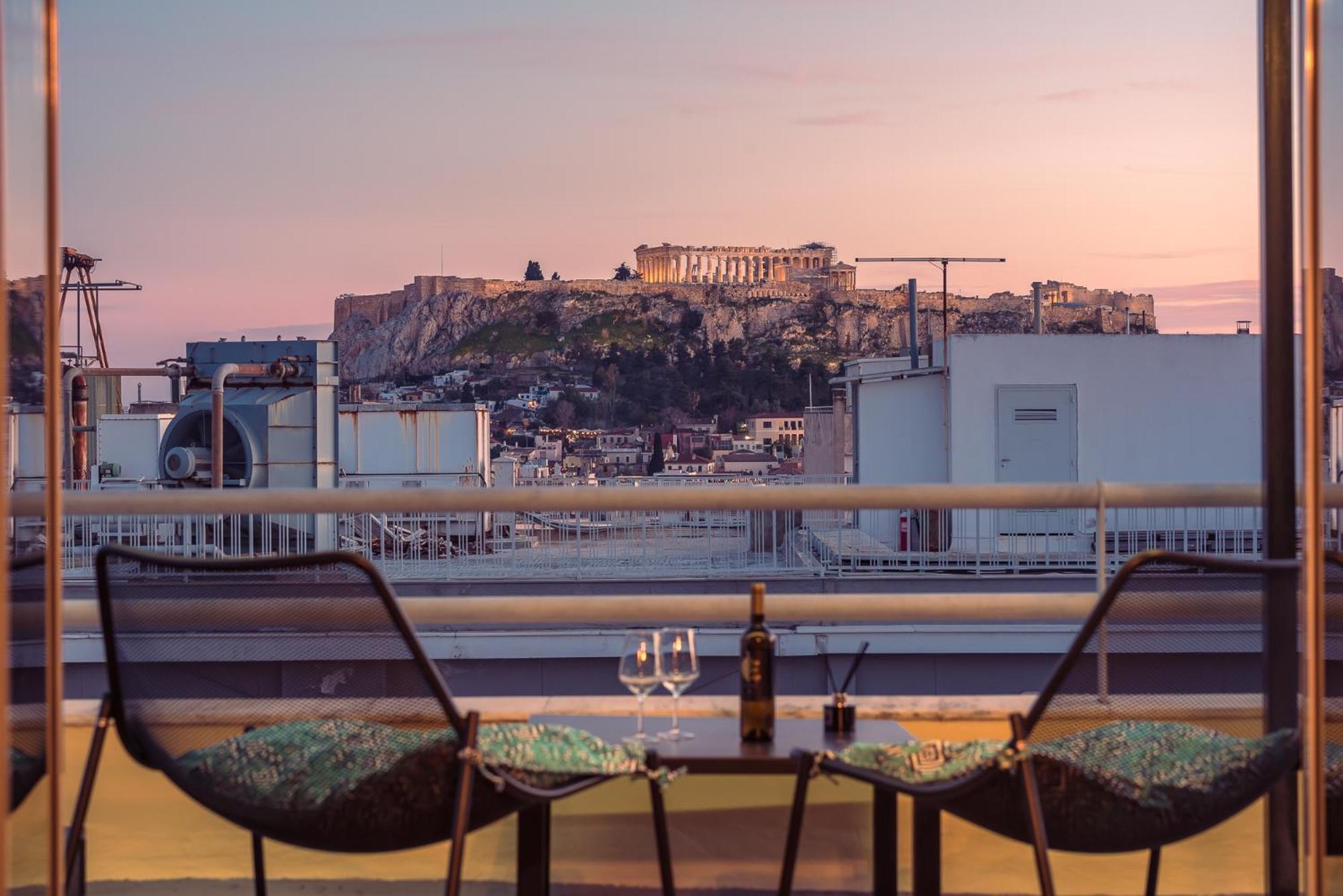 Acropolis View Mini Sky Suite & Hot Tub Athens Exterior photo